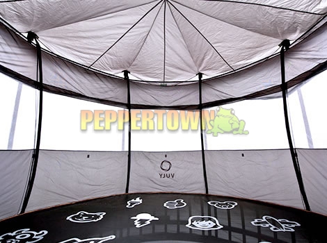 Vuly 2 10ft Trampoline With Safety Net And Free Tent By Peppertown Online Store