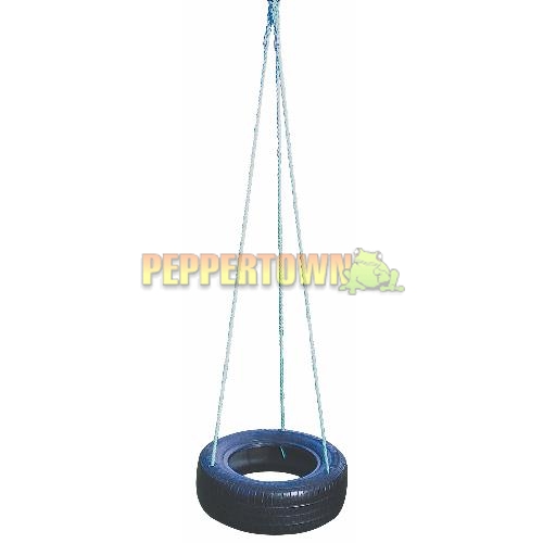 Horizontal Tyre Swing On Rope 3pt By Peppertown Online Store