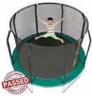 10ft Action Gold-Series Round Trampoline with Reversible Pads