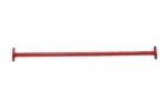 1250mm Spin Bar with Flat Plates - Red 