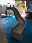 1.2m Curved Pool Slide and Stand - Right or Left