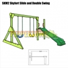 Skyfort Slide and Double Swing Kit ***