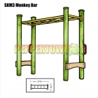 2m Monkey Bar Kit (Yellow)