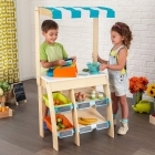 KidKraft Wooden Toy Marketstand with Cash Register (Indoor Only)