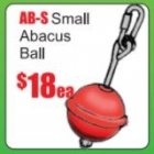 Small Abacus Ninja Ball w Hardware