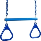 Trapeze Bar (Steel) with Plastic Triangles- Blue