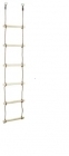 6 Rung Rope Ladder - Green Rope