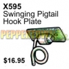 Swinging PigTail Hook Plate